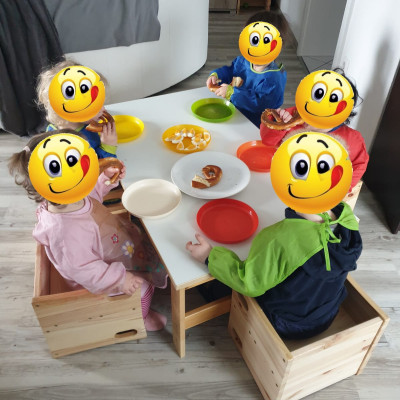 Esstisch der Tageskinder